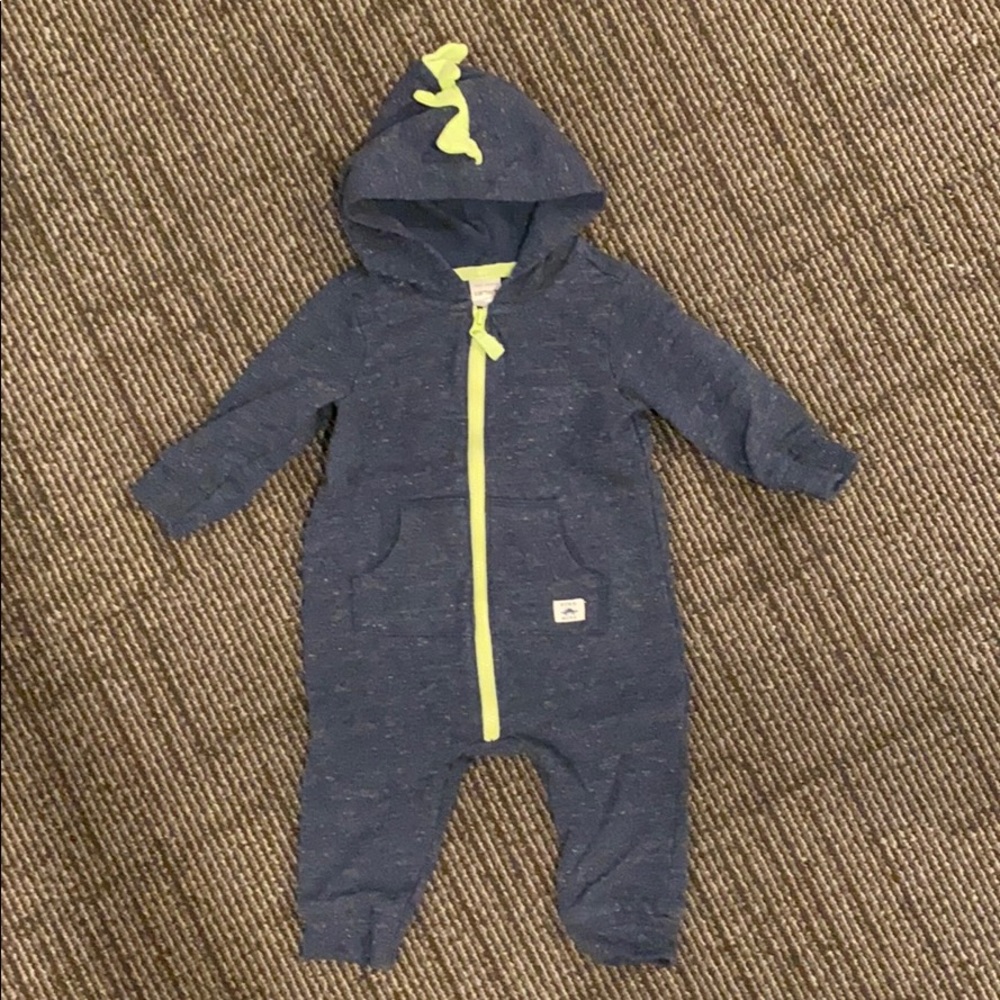 Carter’s baby boy dinosaur hooded outfit